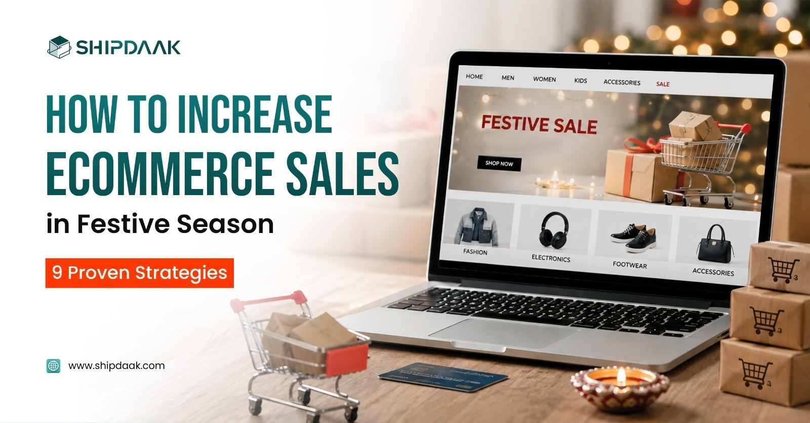 How to Increase Ecommerce Sales in Festive Season | Shipdaak