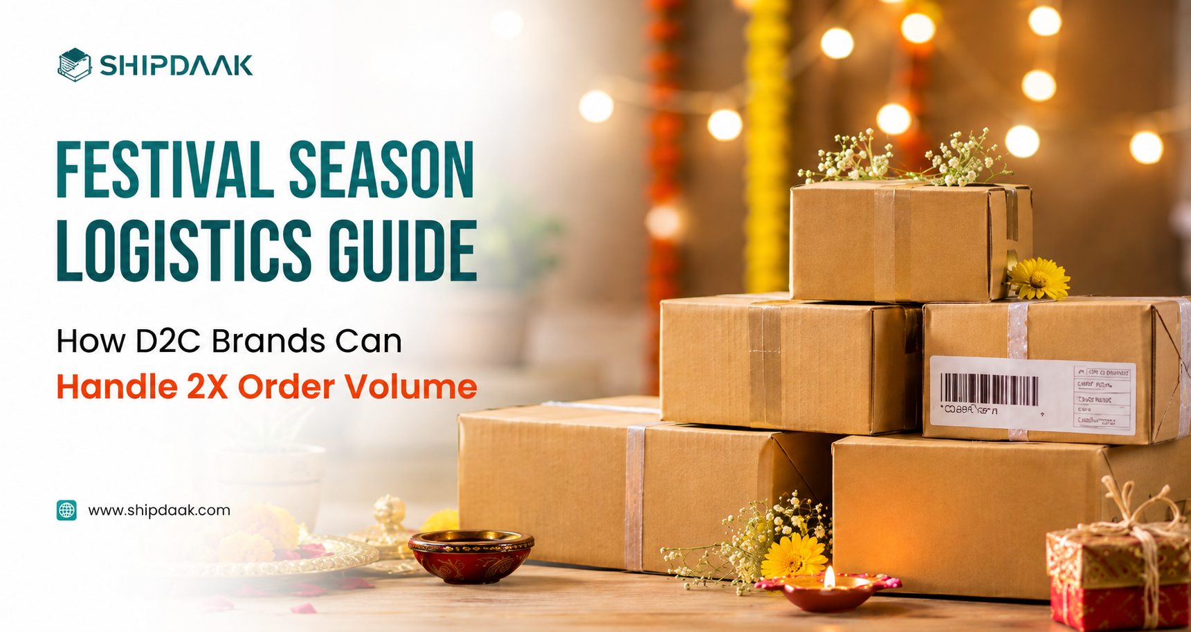Festival Season Logistics Guide - How D2C Brands Can Handle 2X Order Volume