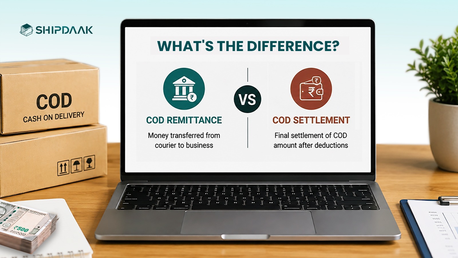 COD Remittance vs COD Settlement: What's the Difference?